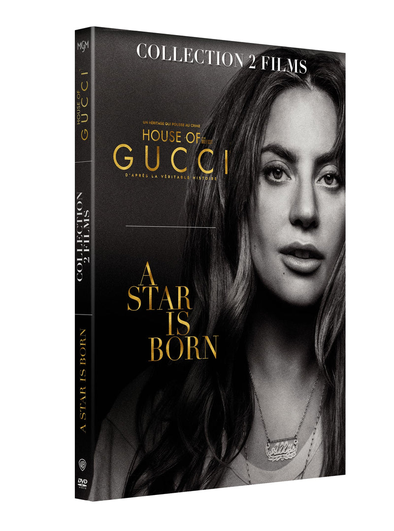 Lady gaga - coffret 2 films : a star is born + house of gucci
