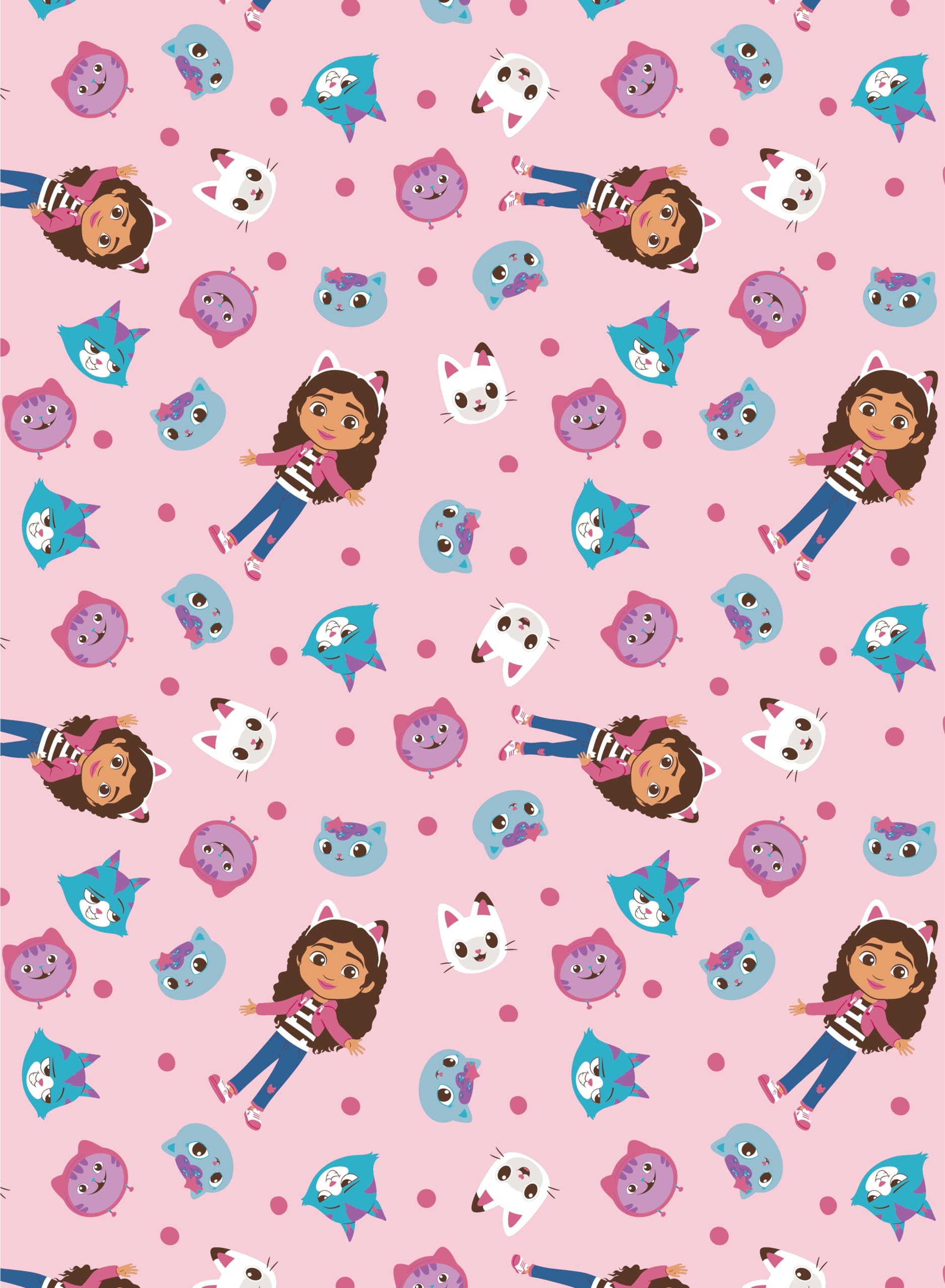 Flanel Deken Gabby\`s Poppenhuis 110x1450cm