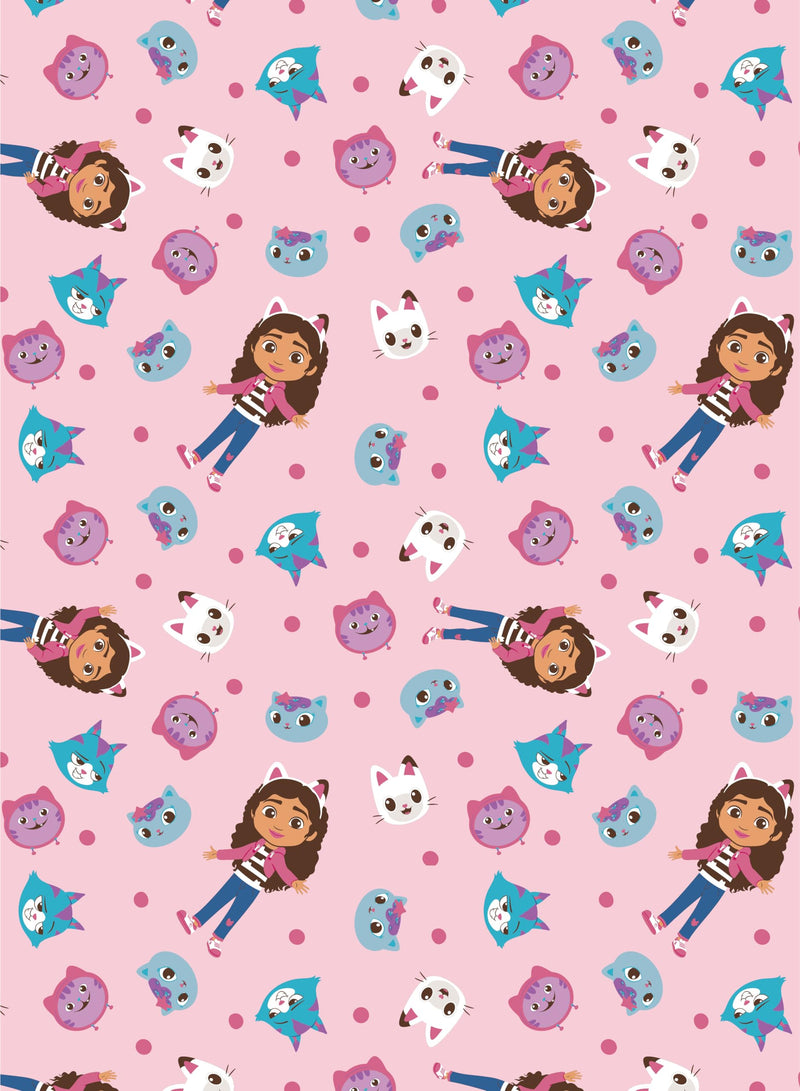 Flanel Deken Gabby\`s Poppenhuis 110x1450cm