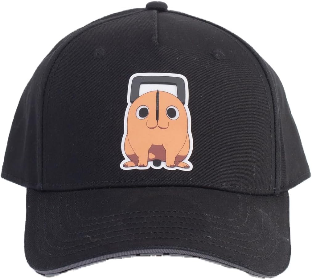 Chainsaw Man Pochita Unisex Cap Black Anime, Fan Merch, Animals & Pets, TV Series