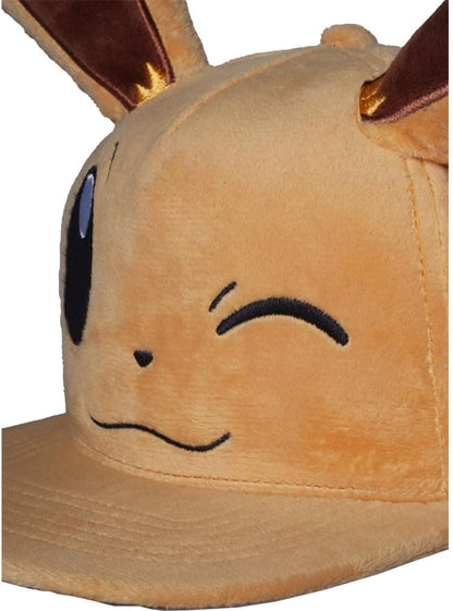 Difuzed Pokemon Winking Eevee Novelty Baseball Cap One Size Brown