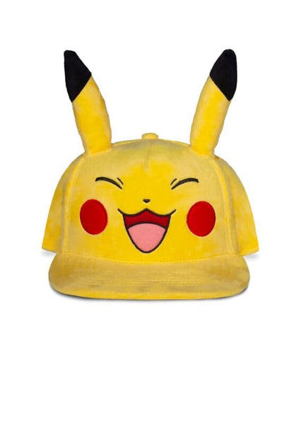 Pokémon Happy Pikachu Unisex Cap Yellow Fan Merch, Films, Gaming, Nintendo, Pikachu, TV Series