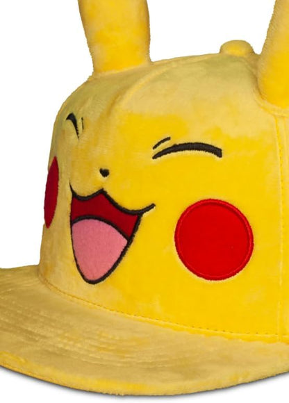 Pokémon Happy Pikachu Unisex Cap Yellow Fan Merch, Films, Gaming, Nintendo, Pikachu, TV Series