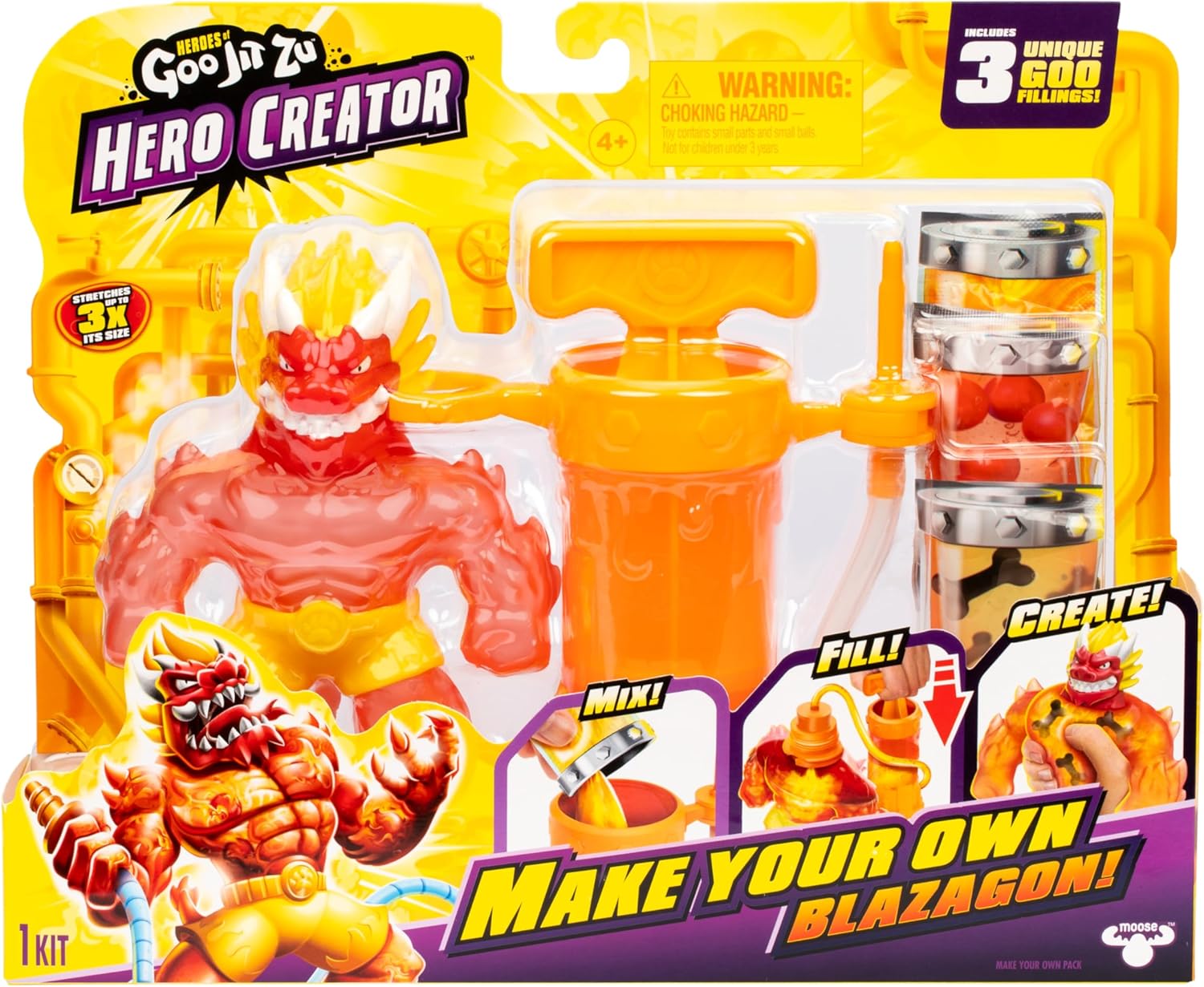 Goo Jit Zu - Hero Creator - Blazagon (42785)