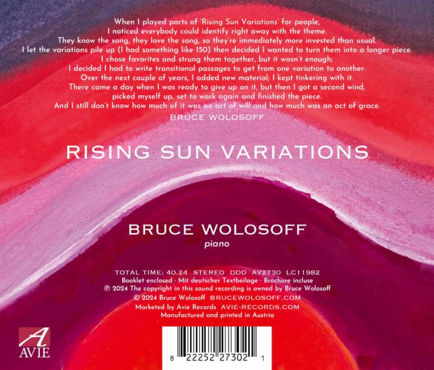 Bruce Wolosoff: Rising Sun Variations