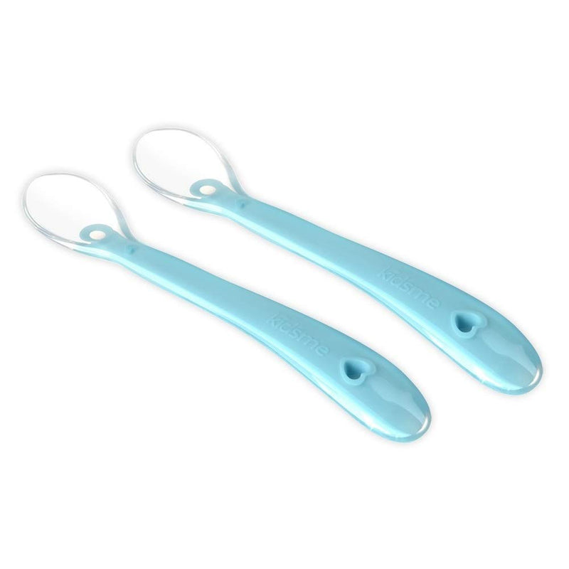Kidsme - Silicone Spoon -  Aquamarine 2-Pack (Kids140308Aq)