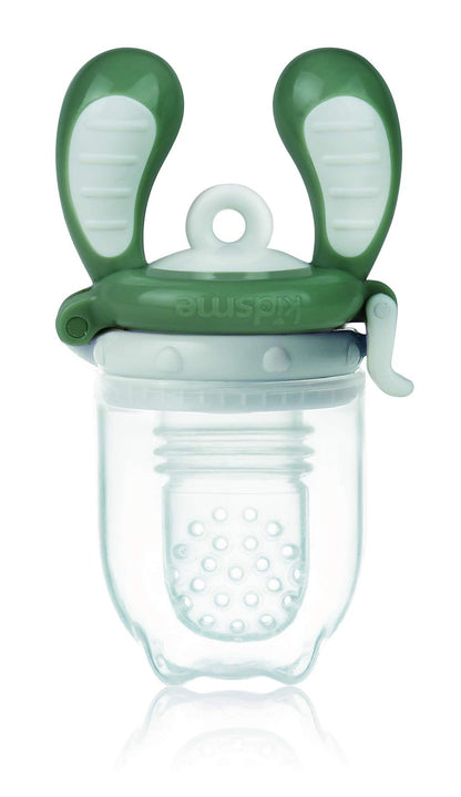 KIDSME Food Feeder - Confezione singola (misura: M) – Grigio (Tri-Fold Silicone Sac