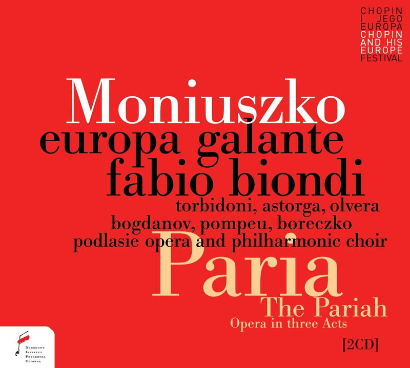 Moniuszko: Paria: Opera in Three Acts