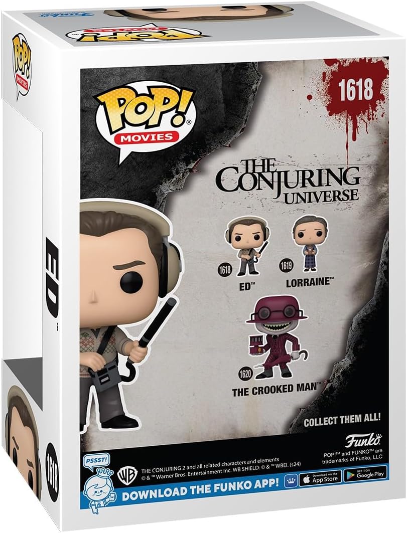 Funko Pop! Movies: The Conjuring – Ed Warren - Figura de Vinilo Coleccionable - Idea de Regalo- Mercancia Oficial - Juguetes para Niños y Adultos - Movies Fans - Muñeco para Coleccionistas