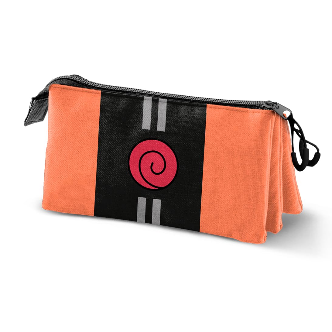 Naruto Dress-Triple Pencil Case, Multicolour, 23 x 11 cm