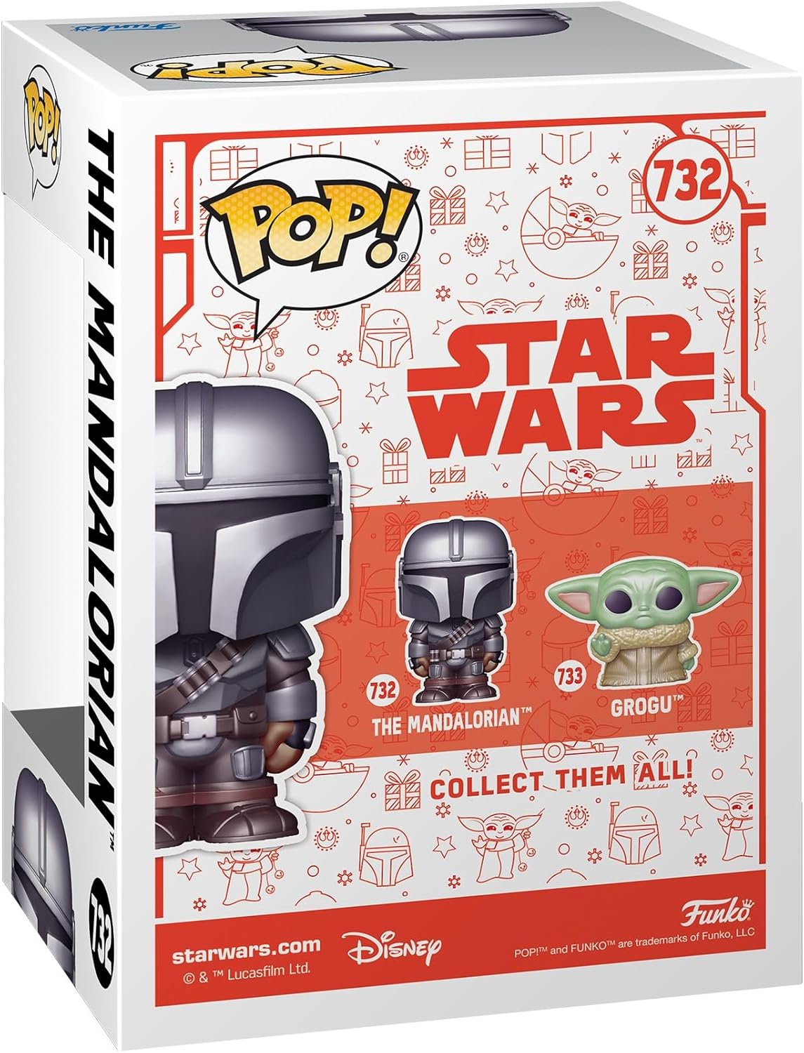 Funko Pop! Star Wars: Holiday – the Mandalorian - Collectable Vinyl Figure - Gift Idea - Official Merchandise - Toys for Kids & Adults - Movies Fans - Model Figure for Collectors and Display
