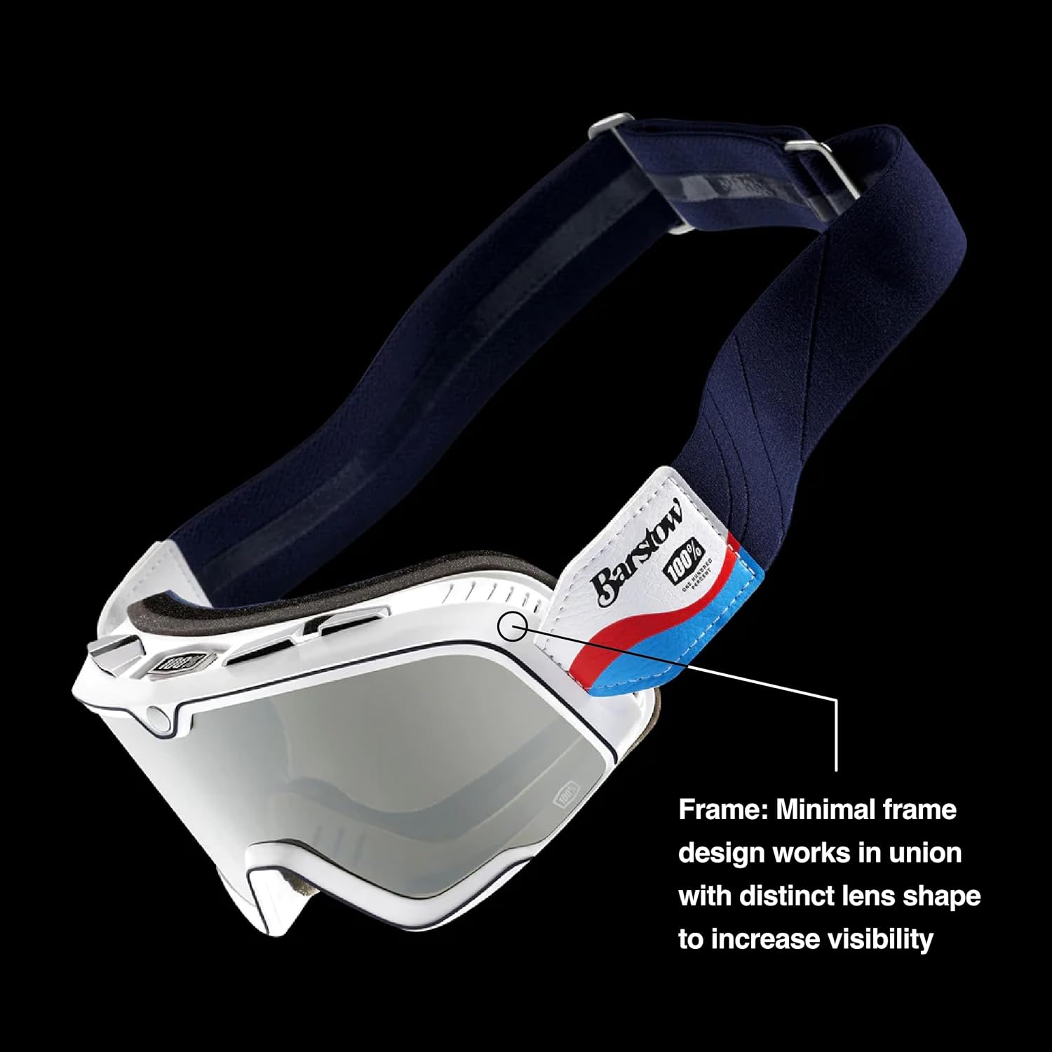 100% Barstow Goggle Roller / Mirror True Gold Lens