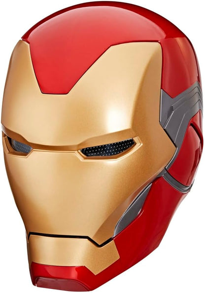 Avengers Marvel Legends Series Iron Man Premium Electronic Helmet with Light FX, Endgame Adult Roleplay Gear