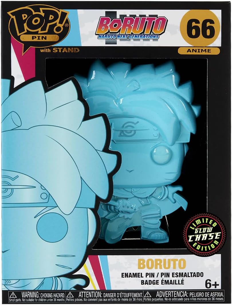 Funko Large Pop! Enamel Pin - Boruto Uzumaki Next Generations: Boruto Uzumaki With Marks - Boruto: Naruto Next Generations Enamel Pins - Cute Collectable Novelty Brooch - for Backpacks & Bags