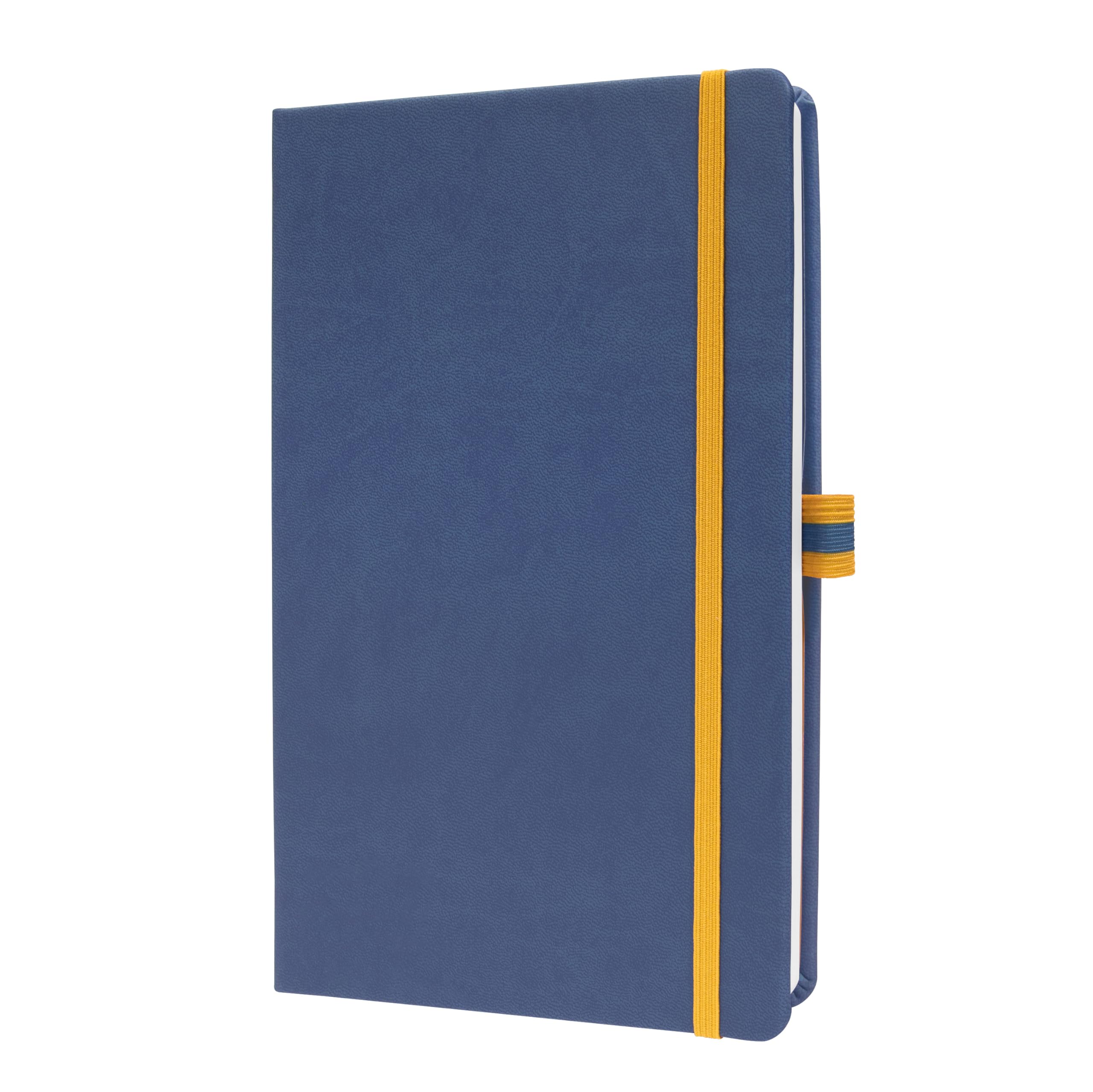 SIGEL LS104 linescape Notebook, Squared, Approx. A5, Blue, Yellow, hardcover, 176 Pages