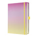SIGEL JB101 Jolie Notebook, Gradient Ice-Cream, Dotted (dot Grid), 120 GSM, 17 x 22 cm, hardcover, 200 Pages, Pink, Yellow