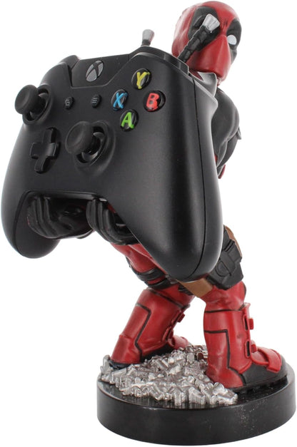 Cable Guys - Marvel Deadpool 3 Rear Repaint Gaming Accessories Holder & Phone Holder for Most Controller (Xbox, Play Station, Nintendo Switch) & Phones (iPhone, Samsung)