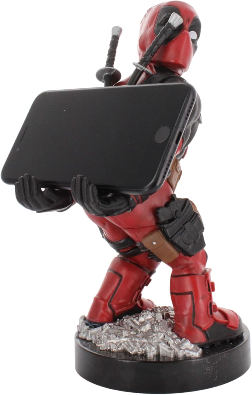 Cable Guys - Marvel Deadpool 3 Rear Repaint Gaming Accessories Holder & Phone Holder for Most Controller (Xbox, Play Station, Nintendo Switch) & Phones (iPhone, Samsung)