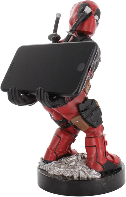 Cable Guys - Marvel Deadpool 3 Rear Repaint Gaming Accessories Holder & Phone Holder for Most Controller (Xbox, Play Station, Nintendo Switch) & Phones (iPhone, Samsung)