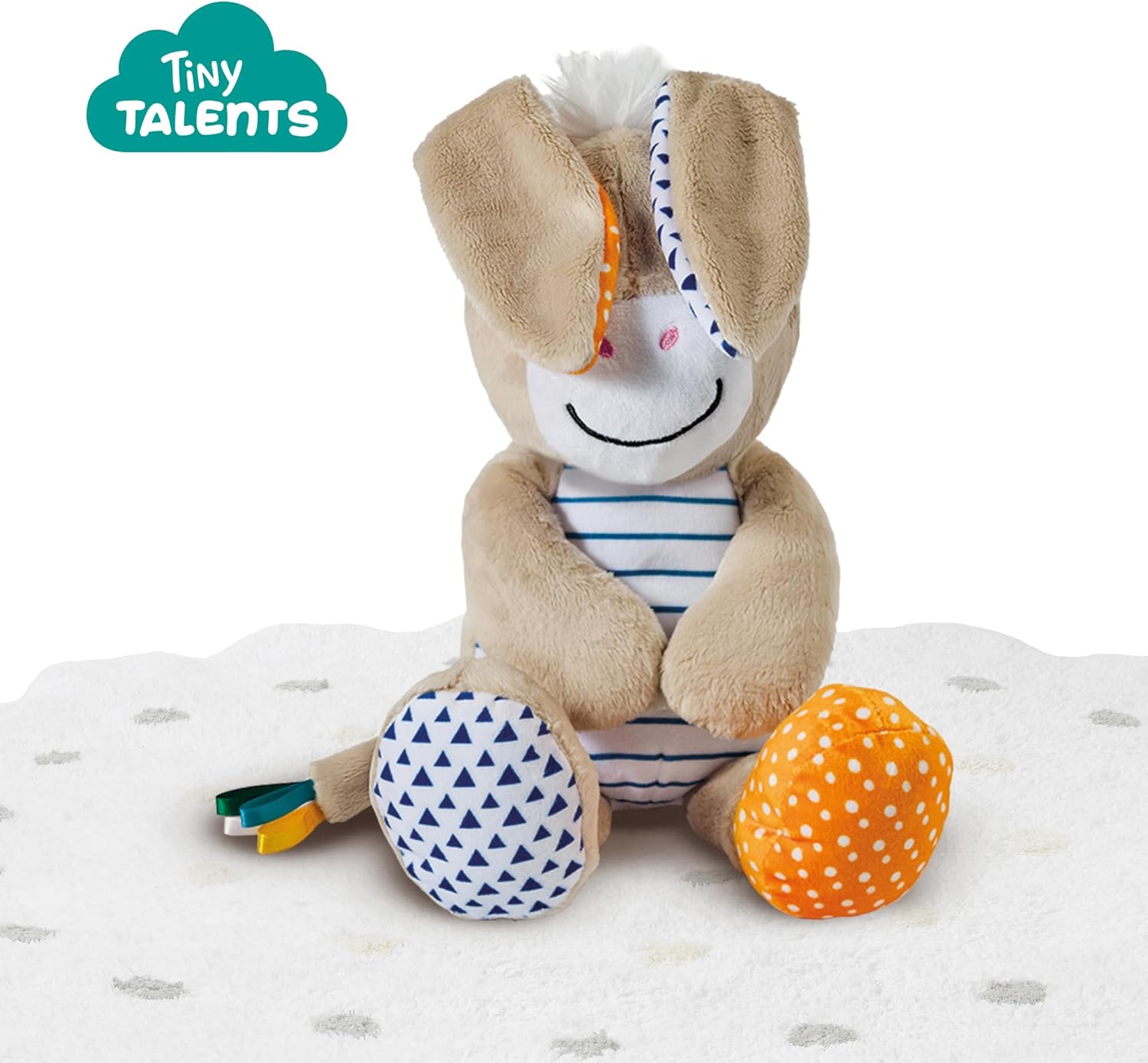 SES Creative 13136 Donkey-Peek-a-Boo Cuddly Toy, Yellow