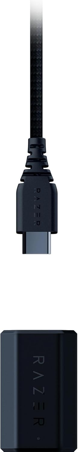 Razer DeathAdder V3 Pro HyperPolling Wireless-Adapter - Ultra-lightweight Wireless Ergonomic Esports Mous (63 g, Focus Pro 30K Optical Sensor, Optical Mouse Switches Gen-3) Black DeathAdder V3 Pro + HyperPolling Black