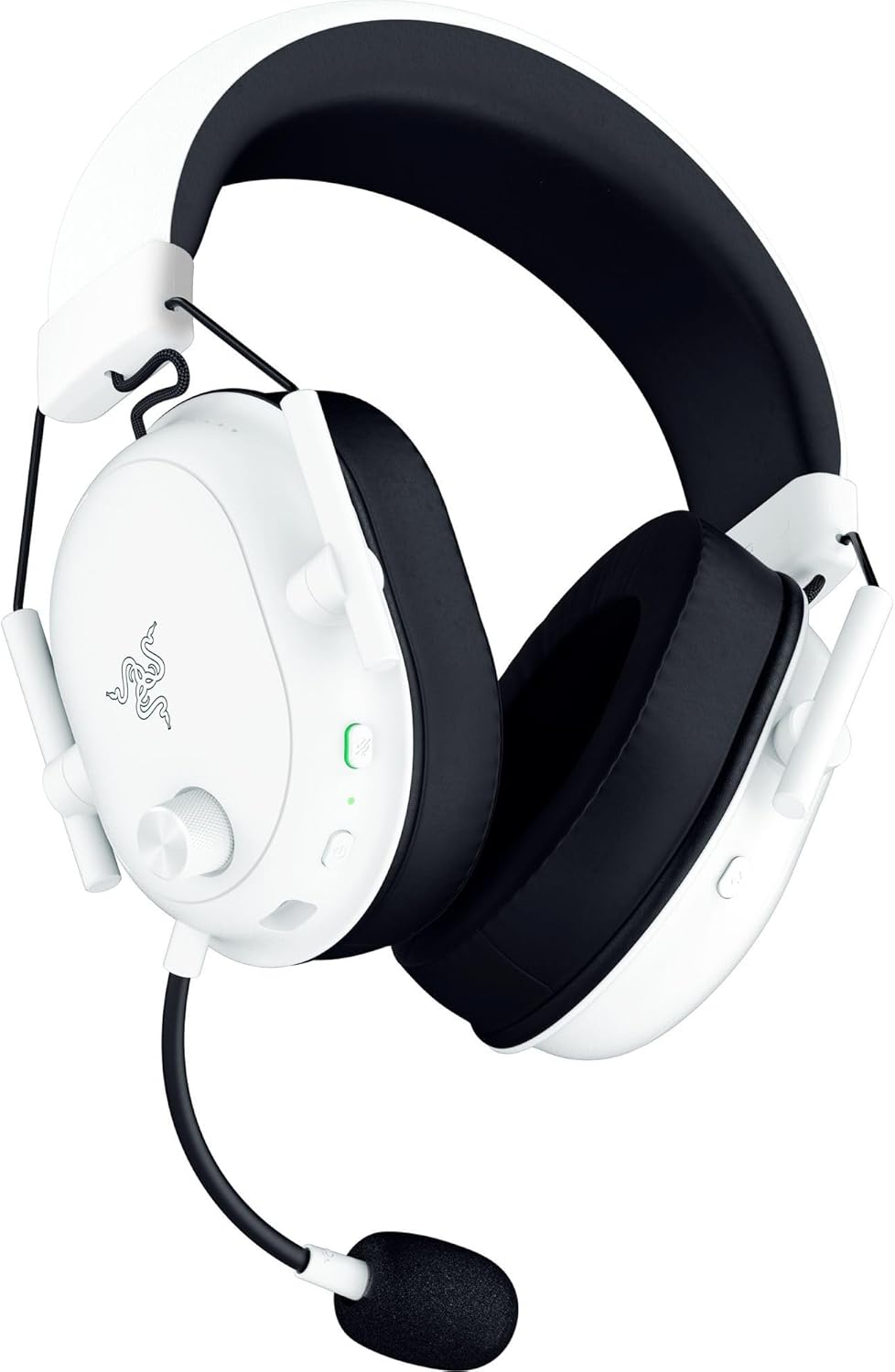Razer BlackShark V2 Hyperspeed for PC - Wireless E-Sports Gaming-Headset Ultra Lightweight 280g (Super Wideband Microphone, TriForce Titanium 50mm Driver, Sound Isolating foam) White