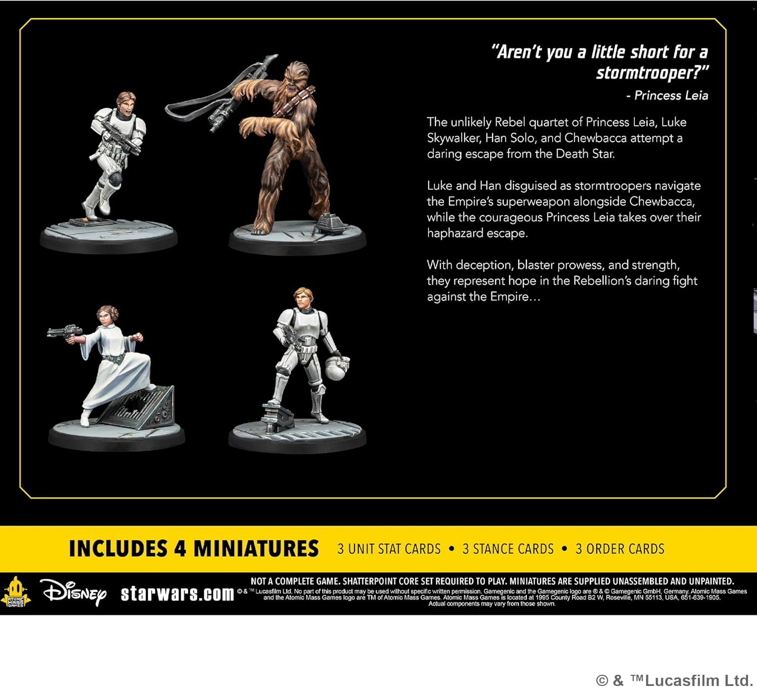 Atomic Mass Games | Star Wars Shatterpoint: This is Some Rescue! Squad Pack | A Partir de 14 Años | para 2 Jugadores | 90 Minutos por Partida | Multilenguaje (Incluye Español