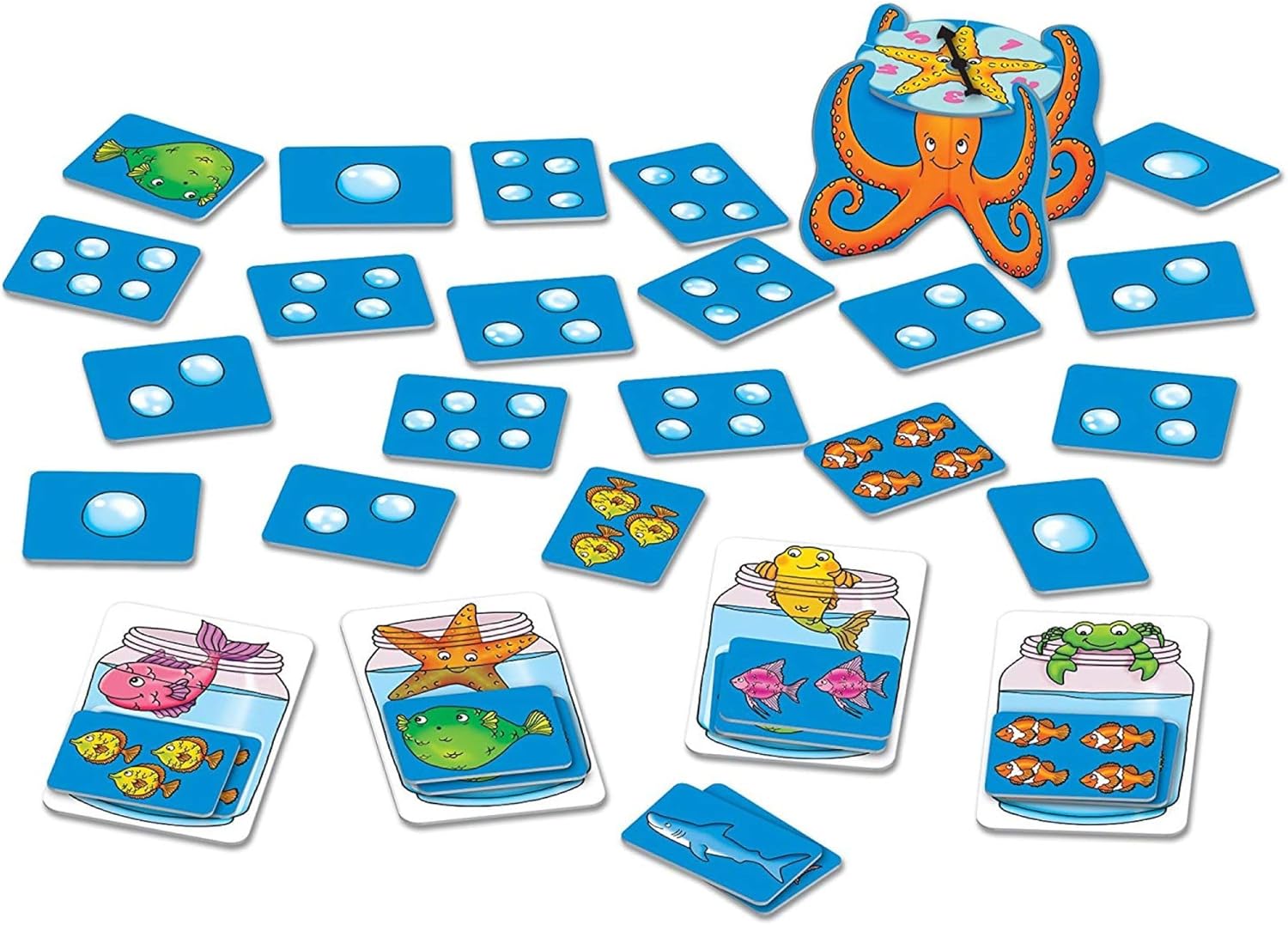 Orchard Toys Catch and Count Game, Practise Counting, A Fun Number and Counting Game for Children Age 3+, Educational Game Toy