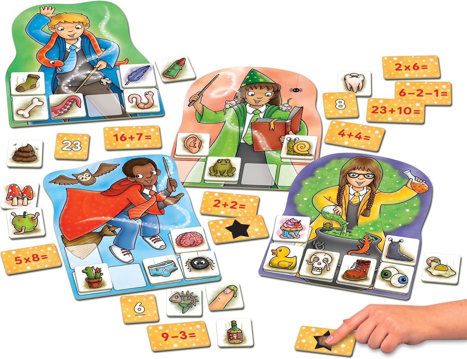 Orchard Toys Magic Maths , Magic Ink Reveals the Answer, Educational Maths Game, Practice Addition and Subtraction, Ages 5-7