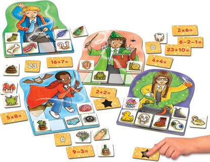Orchard Toys Magic Maths , Magic Ink Reveals the Answer, Educational Maths Game, Practice Addition and Subtraction, Ages 5-7