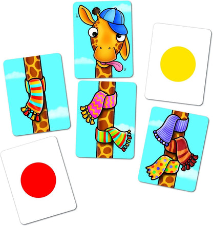 Orchard Toys Giraffes in Scarves Game, Fun Counting and Colour Educational Toys and Games, Educational Games for Kids Age 4-7 years.