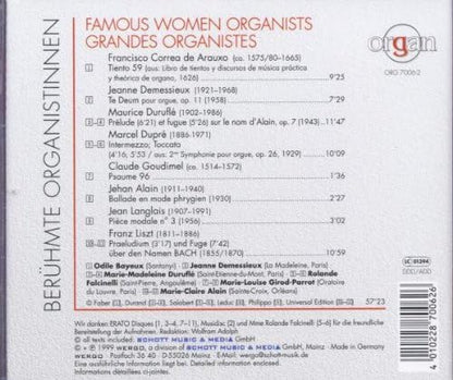Famous Women Organists