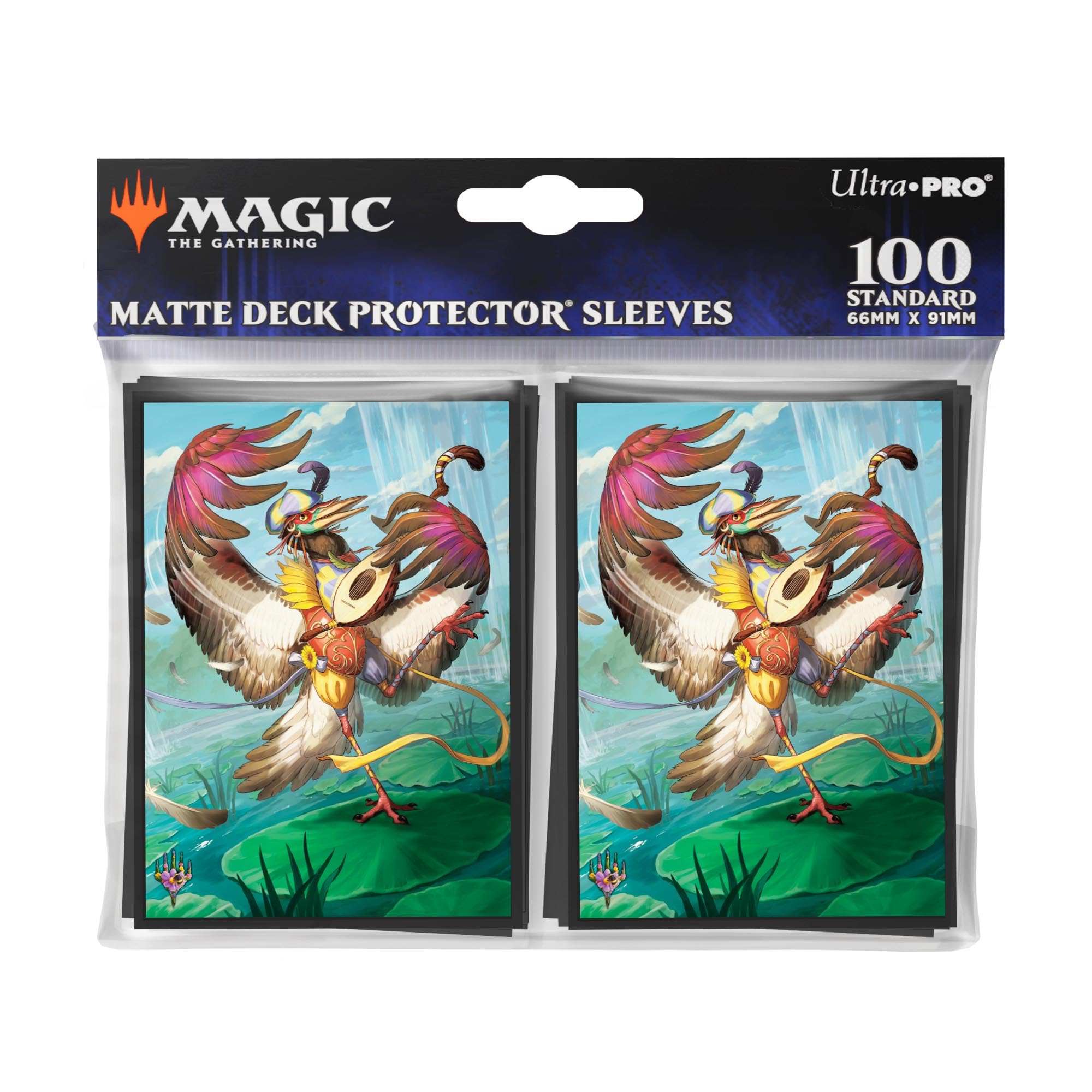 Ultra Pro - Magic The Gathering: Bloomburrow 100ct Deck Protector® MTG Sleeves Featuring Zinnia, Valley’s Voice, Protect and Store MTG Cards, Standard Size Card Sleeves