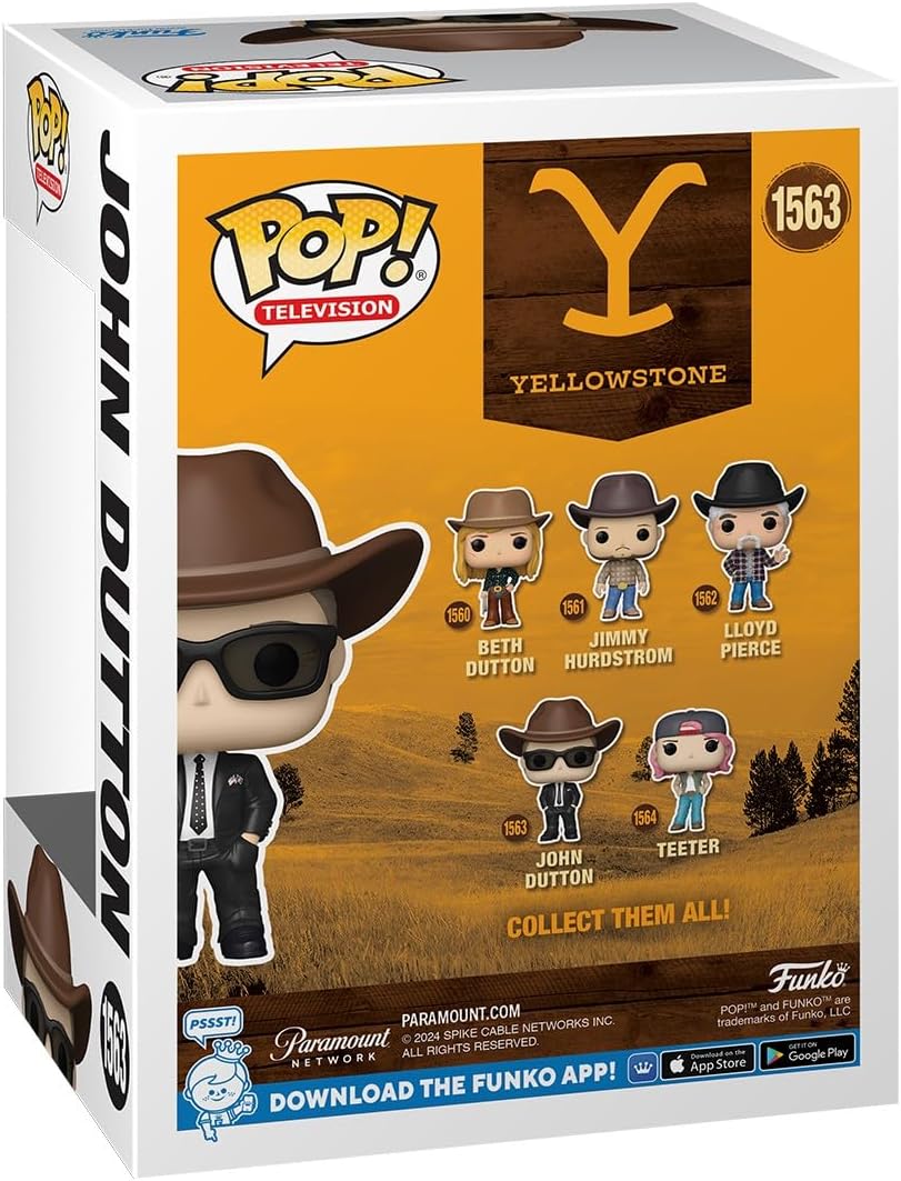 Funko Pop! TV: Yellowstone – John Dutton - Collectable Vinyl Figure - Gift Idea - Official Merchandise - Toys for Kids & Adults - TV Fans - Model Figure for Collectors and Display