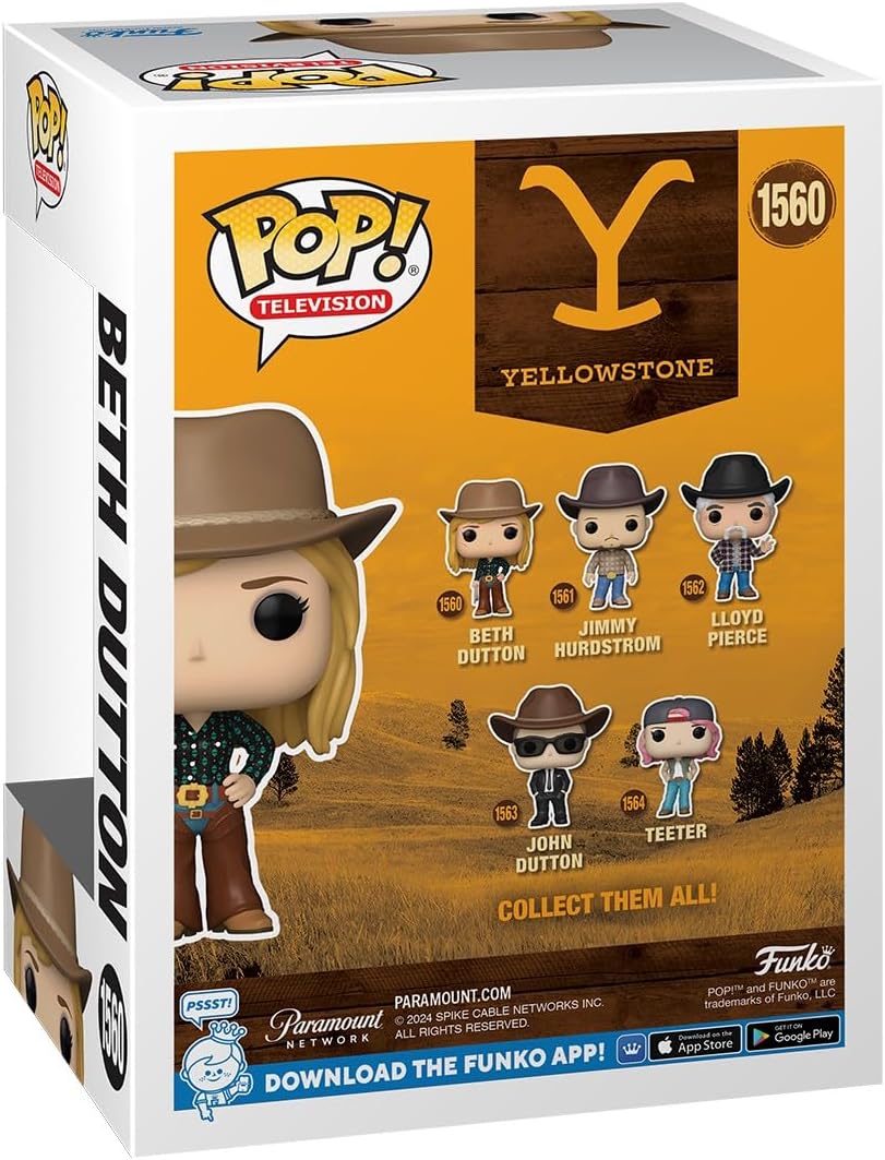 Funko Pop! TV: Yellowstone – Beth Dutton  - Collectable Vinyl Figure - Gift Idea - Official Merchandise - Toys for Kids & Adults - TV Fans - Model Figure for Collectors and Display