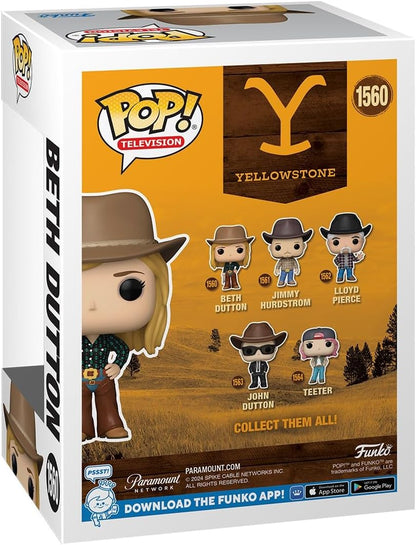 Funko Pop! TV: Yellowstone – Beth Dutton  - Collectable Vinyl Figure - Gift Idea - Official Merchandise - Toys for Kids & Adults - TV Fans - Model Figure for Collectors and Display
