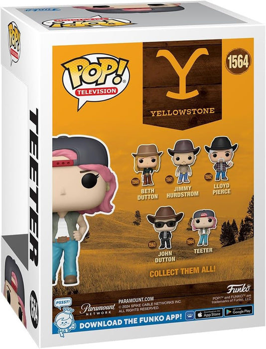 Funko Pop! TV: Yellowstone – Teeter - Collectable Vinyl Figure - Gift Idea - Official Merchandise - Toys for Kids & Adults - TV Fans - Model Figure for Collectors and Display