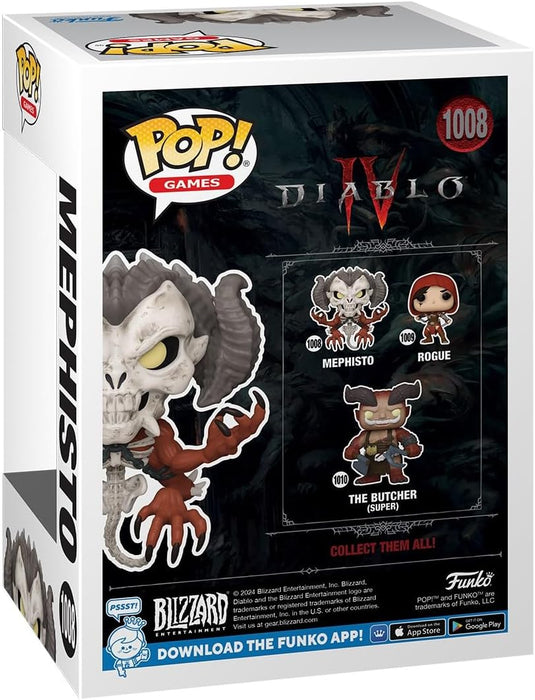 Funko Pop! Games: Diablo 4 - Mephisto - Collectable Vinyl Figure - Gift Idea - Official Merchandise - Toys for Kids & Adults - Video Games Fans - Model Figure for Collectors and Display