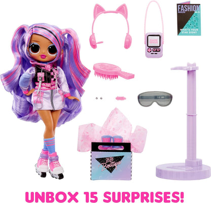L.O.L. Surprise! OMG Fashion Doll Ace with 15 Surprises - Doll Including Gaming Themed Fashions and Accessories – Great for Kids Ages 4+