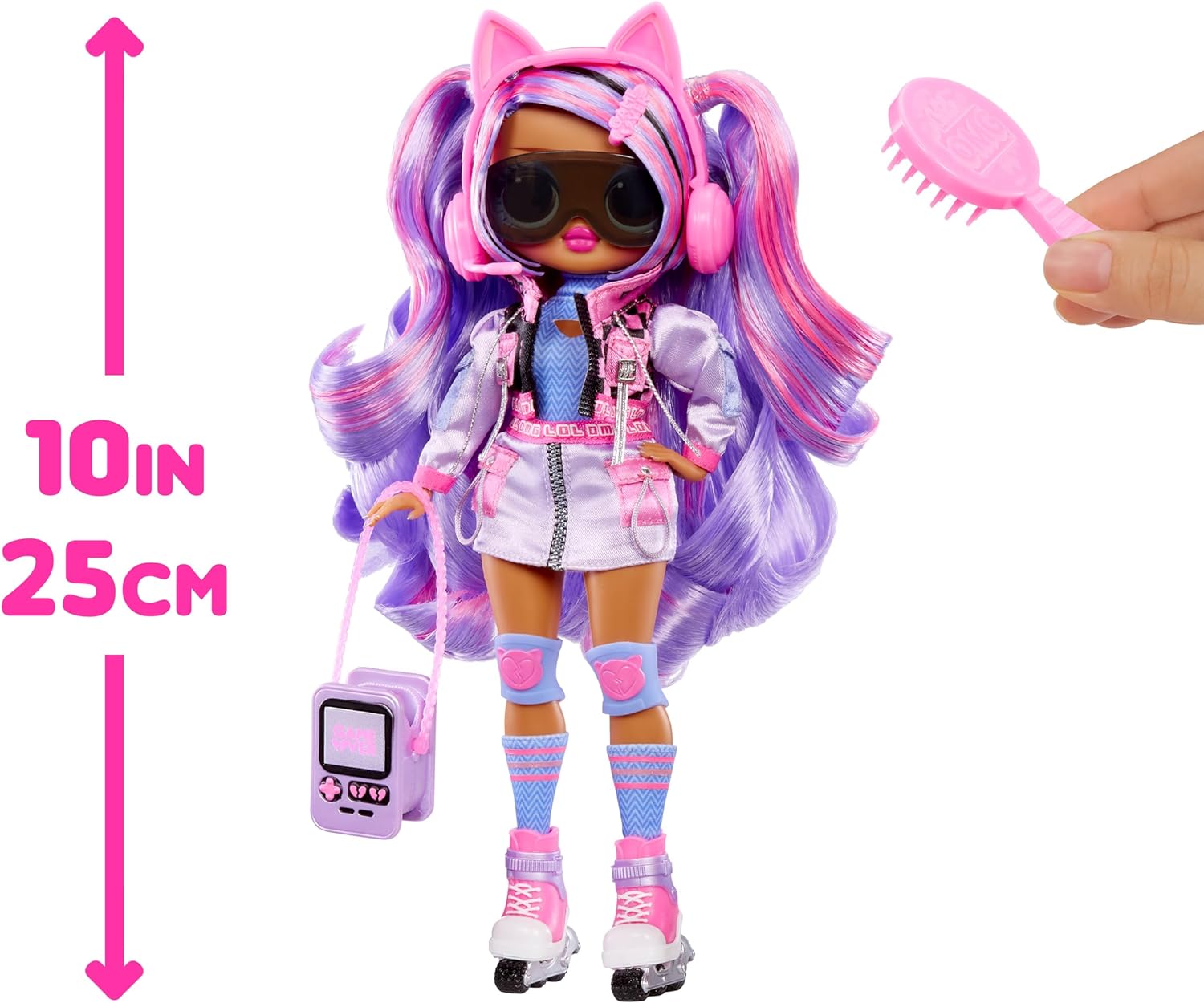 L.O.L. Surprise! OMG Fashion Doll Ace with 15 Surprises - Doll Including Gaming Themed Fashions and Accessories – Great for Kids Ages 4+