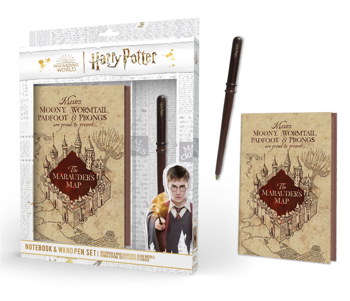 Harry Potter Premium Notebook And Wand Pen Set