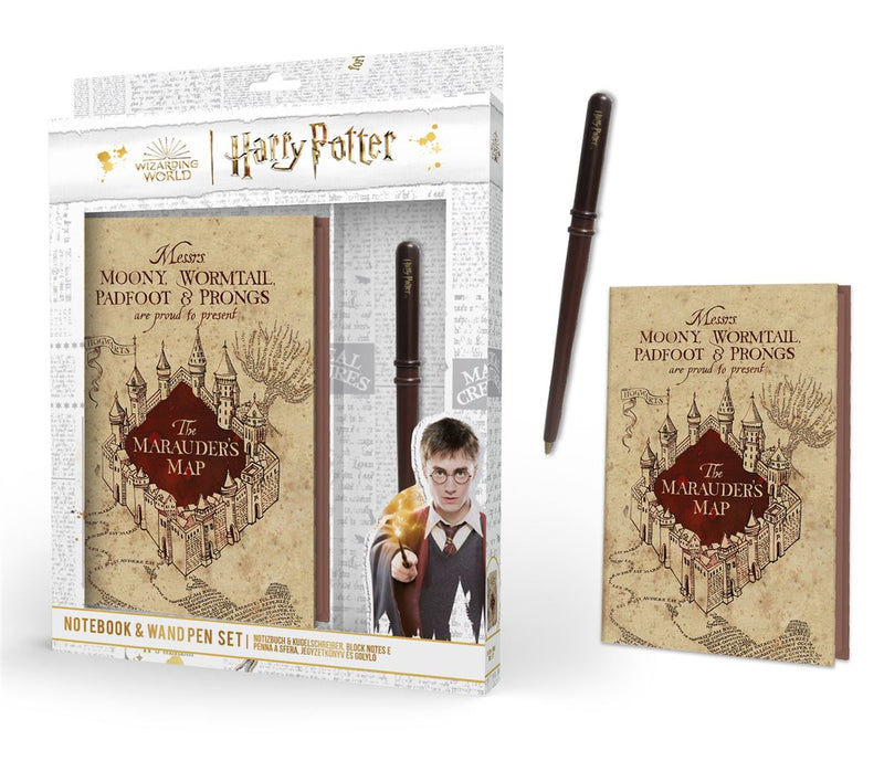 Harry Potter Premium Notebook And Wand Pen Set