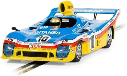 Scalextric Cars - C4444 Mirage GR8-2nd Lemans 1977 - Toy Slot Car for use Race Tracks or Set - Small Kids Gift Ideas for Boy/Girl Ages 3 Accessories, Blue/Yellow
