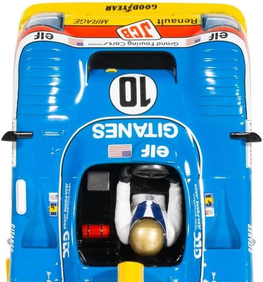 Scalextric Cars - C4444 Mirage GR8-2nd Lemans 1977 - Toy Slot Car for use Race Tracks or Set - Small Kids Gift Ideas for Boy/Girl Ages 3 Accessories, Blue/Yellow