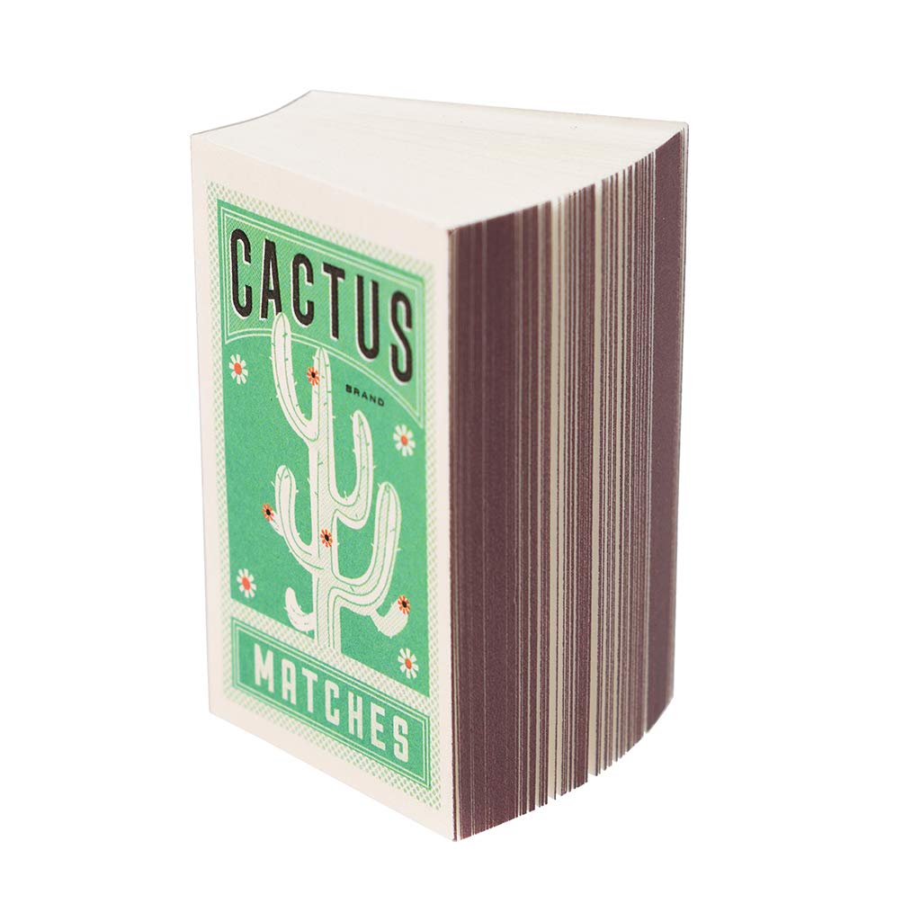 Cactus Matchbox Mini Notepad