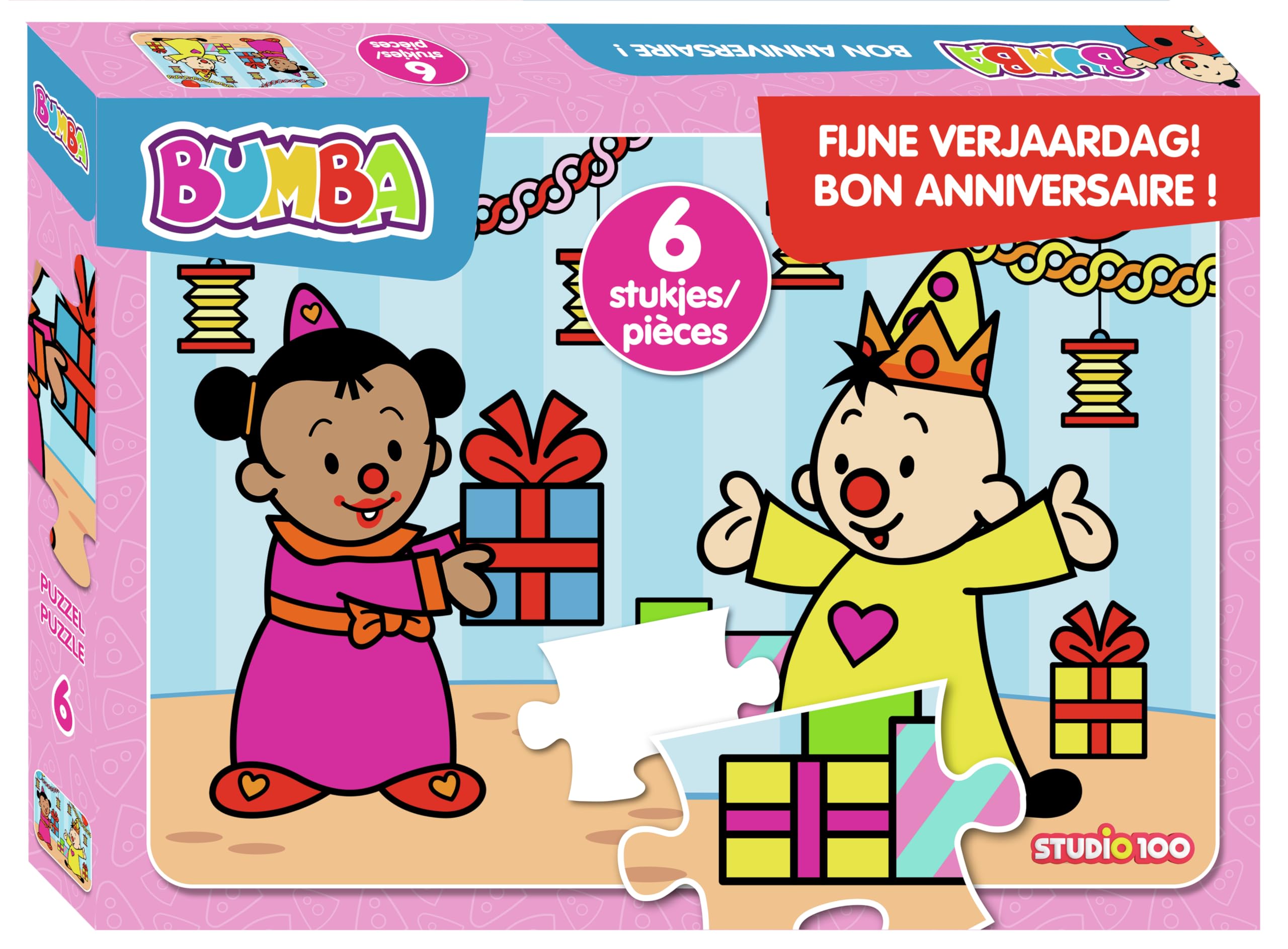 Bumba : puzzel 6st - Fijne verjaardag !