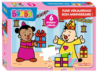 Bumba : puzzel 6st - Fijne verjaardag !