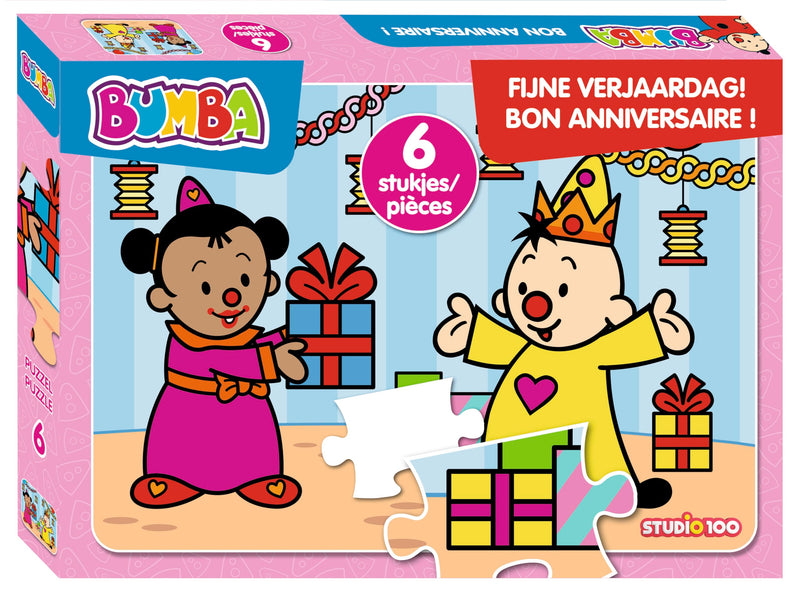 Bumba : puzzel 6st - Fijne verjaardag !