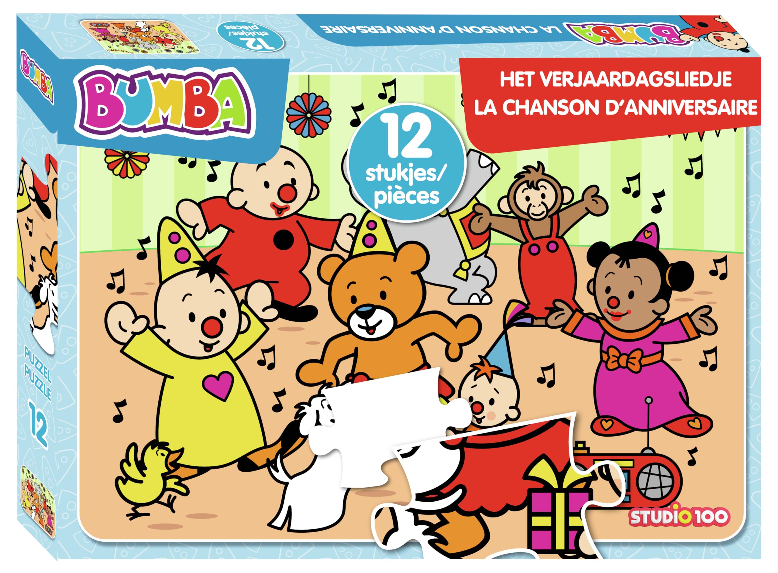 Bumba : puzzel 12 st - Het verjaardagsliedje