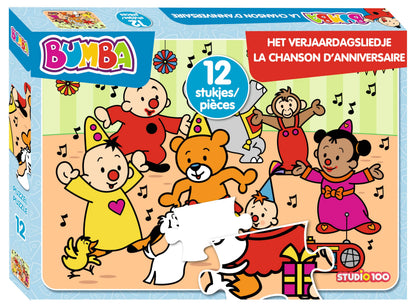 Bumba : puzzel 12 st - Het verjaardagsliedje